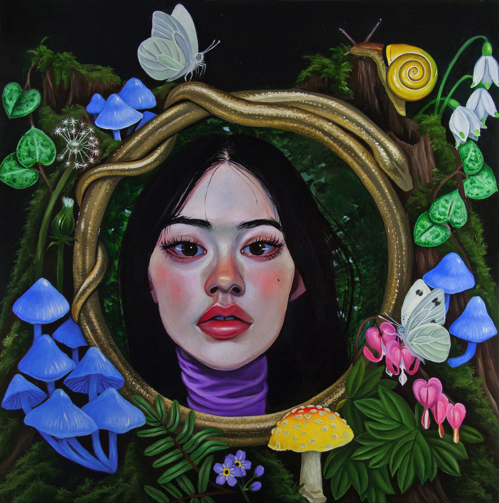 Forest Floor Still Life with Mirror