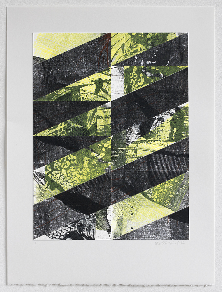 Assembled Encaustic Monotype