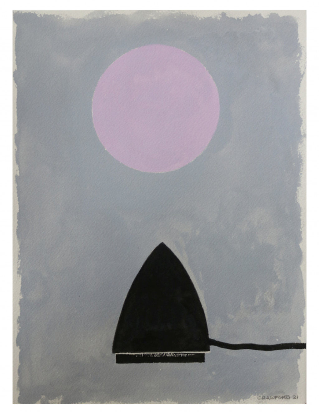 Moon over iron