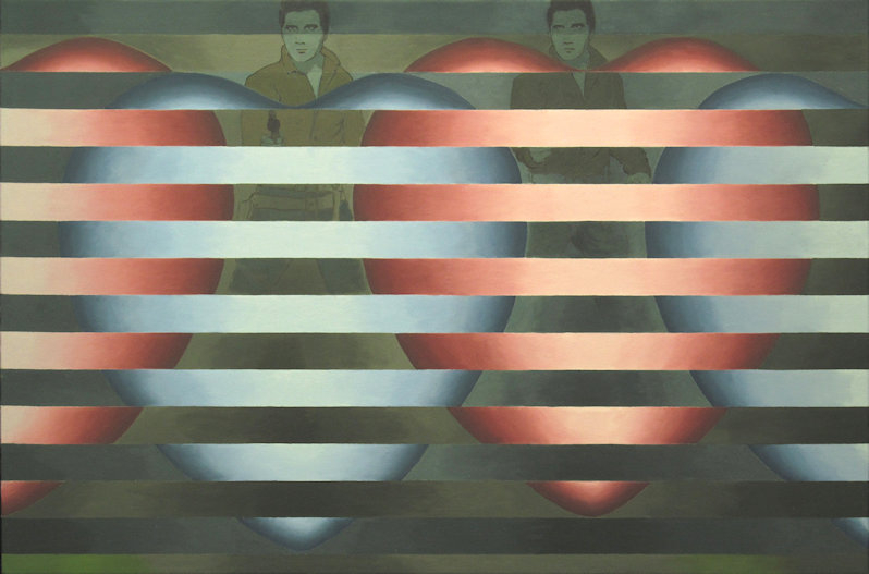 5 Warhol Inspired -- Double Elvis