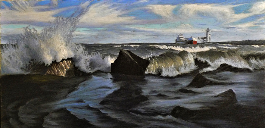 Industrial Coastline in south Mississauga