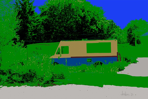 CHIP TRUCK AT DUNDAS W. AND ANNETTE by Michael Jenkins