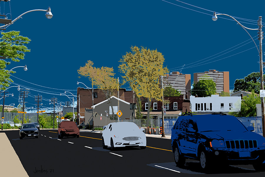 DUNDAS WEST AT ANNETTE by Michael Jenkins