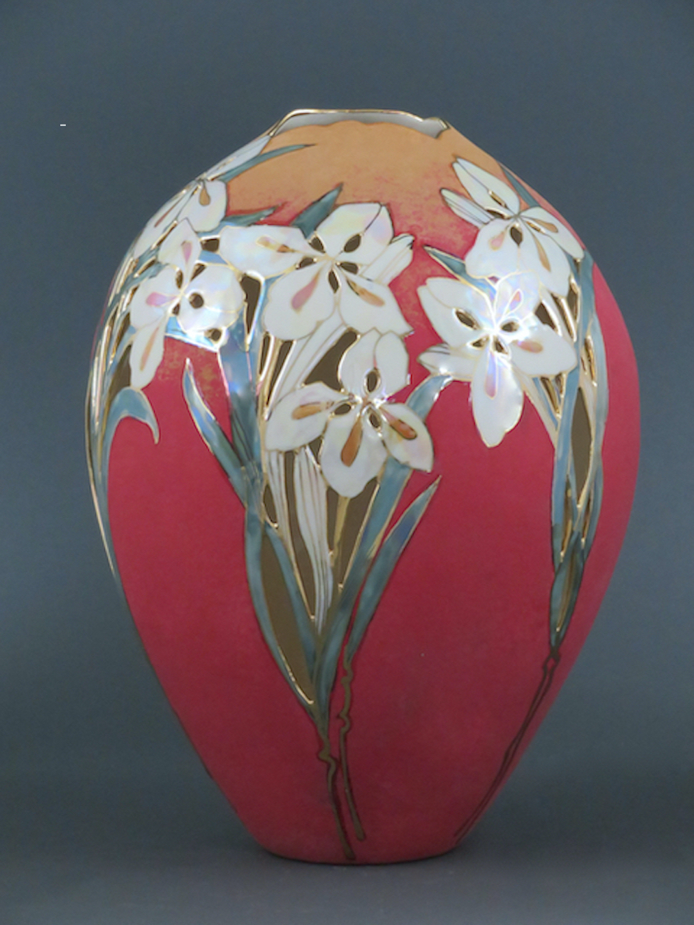 Firebird Red Large Sphere Vessel